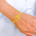 Refined Regal 22k Gold Bracelet