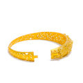 engraved-stylish-22k-gold-bangle-bracelet