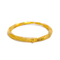 mesh-decorative-22k-gold-bangle-bracelet