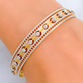 Impeccable Embellished 22k Gold Glam Bangle