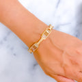 Imperial Glowing 22k Gold Classy Bangle