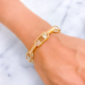 Imperial Glowing 22k Gold Classy Bangle