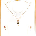 elegant-rich-22k-gold-cz-pendant-set