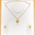 eternal-luminous-22k-gold-cz-pendant-set