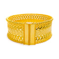 Extravagant 21k Gold Coin Bangle Bracelet 