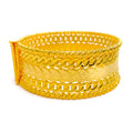 Extravagant 21k Gold Coin Bangle Bracelet 