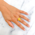 graceful-distinct-beaded-floral-22k-gold-ring