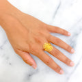 opulent-gleaming-floral-22k-gold-ring