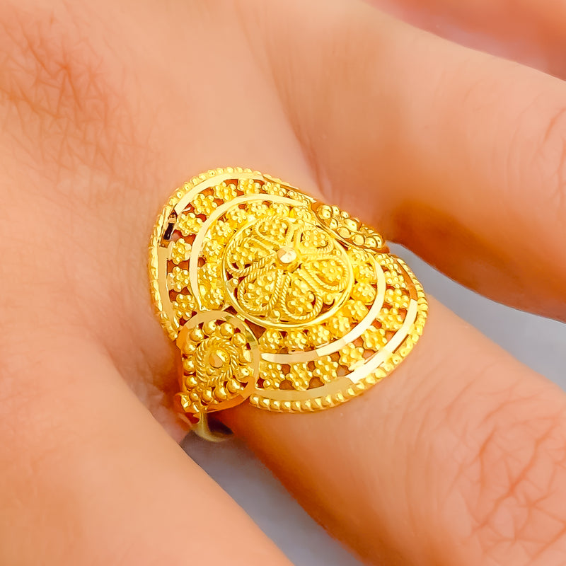 opulent-gleaming-floral-22k-gold-ring