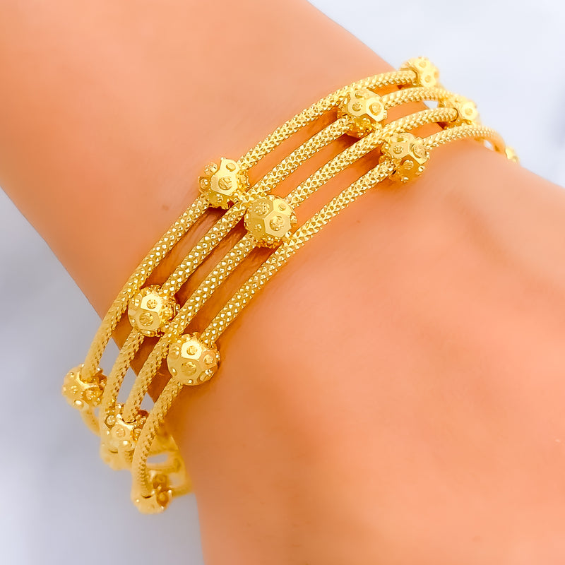 Dazzling Palatial 22k Gold Bangle