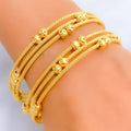 Imperial Jazzy 22k Gold Bangle Pair