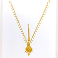 Graceful Festive 22k Gold Tasseled Matha Patti 