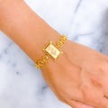 Mesmerizing Everlasting Regal 21k Gold Bracelet