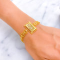 Mesmerizing Everlasting Regal 21k Gold Bracelet