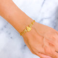 Luxurious Bold Graceful 21k Gold Bracelet