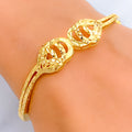 Golden Elegant 22k Gold Captivating Bangle Bracelet 