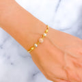 Luminous Signature 22k Gold Orb Flexi Bangle Bracelet