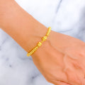 Eternal Radiant 22k Gold Beaded Bracelet 