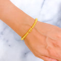 Opulent Glowing 22k Gold Bold Bracelet 