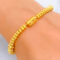 Opulent Glowing 22k Gold Bold Bracelet 