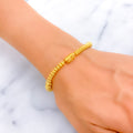 Opulent Glowing 22k Gold Bold Bracelet 