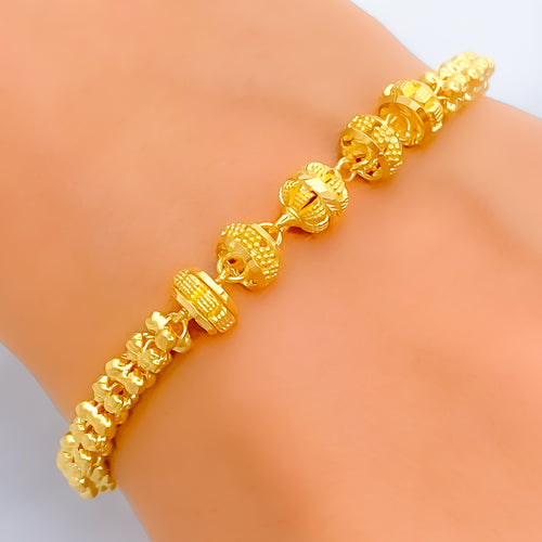 Traditional Elegant 22k Gold Heirloom Bracelet