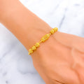 Ornate Ornamental 22k Gold Filigree Bracelet 