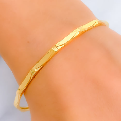 Fancy Dressy 22k Gold Bangle