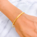 Fancy Dressy 22k Gold Bangle