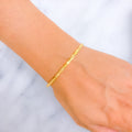 Shimmering Decadent 22k Gold Bangle