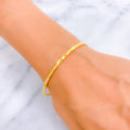 Shimmering Decadent 22k Gold Bangle