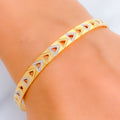 Jazzy High-Finish 22k Gold Bangle