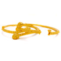 Luxurious Intricate 22k Gold Pipe Bangles