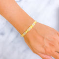 Sleek Ethereal 22k Gold Bangle