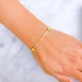 Vibrant Orb 22k Gold Bangle