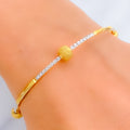 Vibrant Orb 22k Gold Bangle