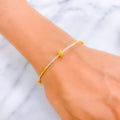 Vibrant Orb 22k Gold Bangle