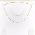 Reflective Fancy Thin 22K Gold Rope Chain