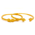 Majestic Beadwork 22k Gold Pipe Bangles