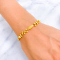 Decorative Bespoke Golden 22k Gold Bracelet