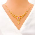 twinkling-flawless-marquise-diamond-18k-gold-necklace-set