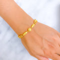 Lustrous Golden Elegant 22k Gold Bracelet