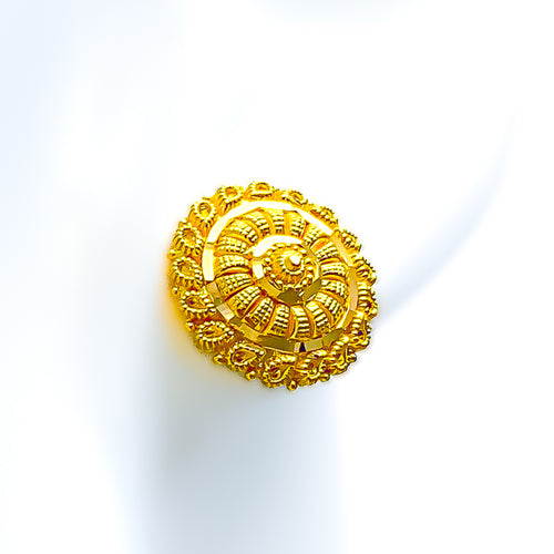 Dapper Stylish 22k Gold Earrings