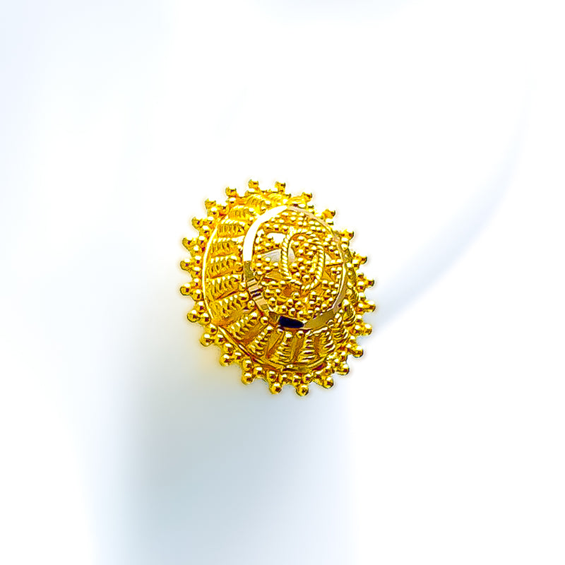 Exquisite Ethereal 22k Gold Earrings