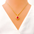 versatile-vibrant-oval-diamond-18k-gold-pendant