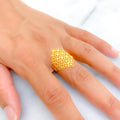 Glam Eclectic 21k Gold Priceless Ring