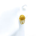 Versatile Modish 22k Gold Earrings