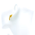 Versatile Modish 22k Gold Earrings