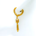 Charming Shimmering 22k Gold Bali Earrings