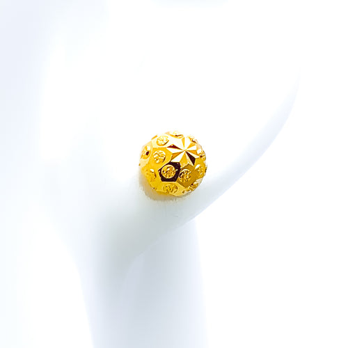 Bespoke Dressy 22k Gold Top Earrings